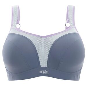 Bare Necessities Panache Women's Gray and Purple Sports Bra 38DD Never worn
